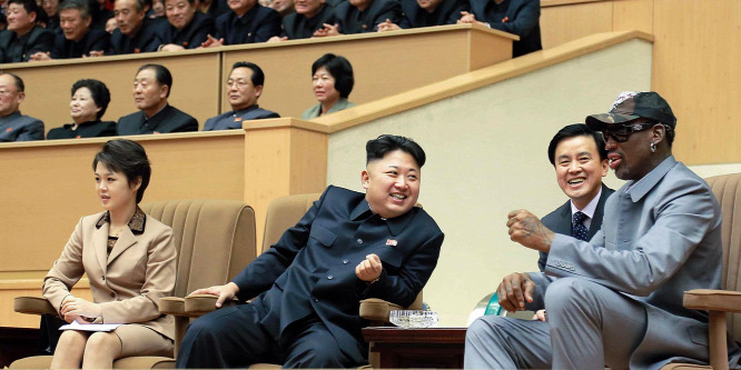 Dennis Rodman is megérkezett Szingapúrba
