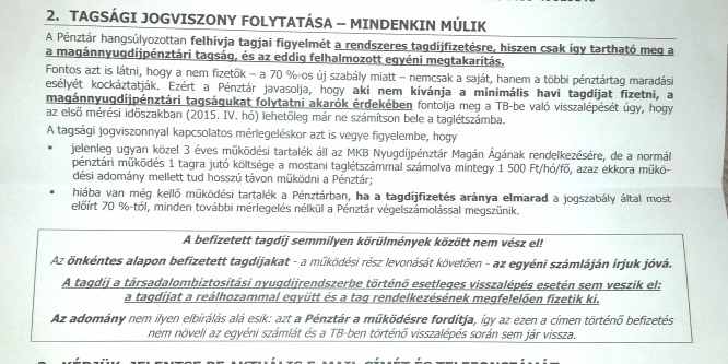 Az államhoz küldi smucig tagjait egy nyugdíjpénztár