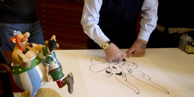 Asterix teremtője is segít a meggyilkolt rajzolók családján