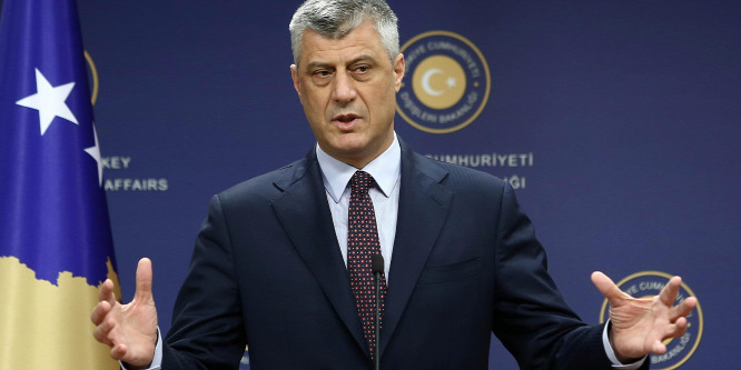 Megérkezett Hágába a különleges ügyészség elé idézett Hashim Thaci koszovói elnök