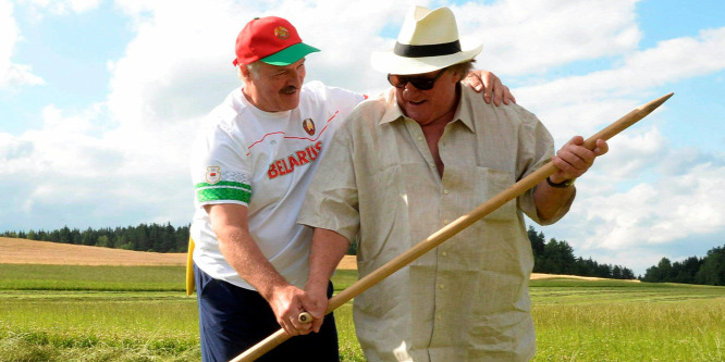 Gérard Depardieu elnöki kiképzést kapott