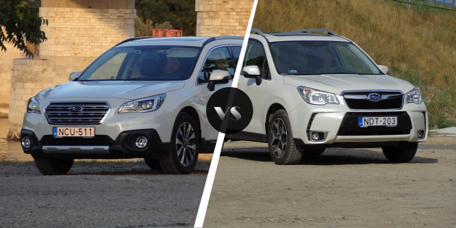 Túrabakancs a kirándulócipő ellen – Subaru Outback és Forester összehasonlítás