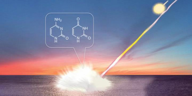 Meteoritbecsapódások hozhatták létre a DNS alkotórészeit