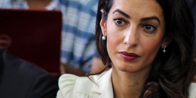 George Clooney felesége szerint „Ukrajna ma egy mészárszék Európa szívében"