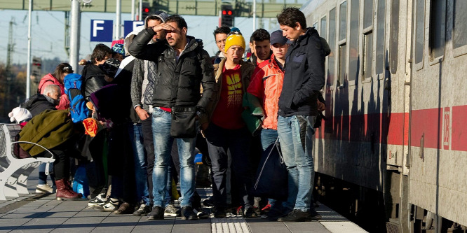 Röghöz köthetik a menekülteket Németországban