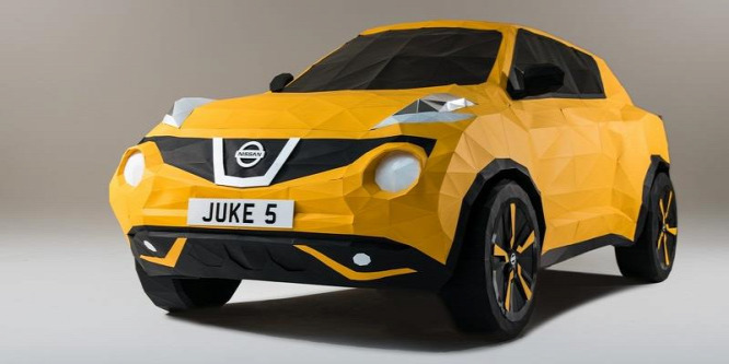 Papírból is készült egy Nissan Juke