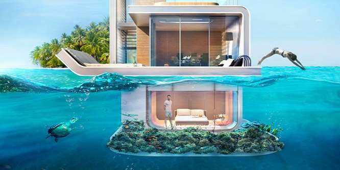 A jacuzziból Dubajt nézheti, a fürdőkádból meg a teknősöket