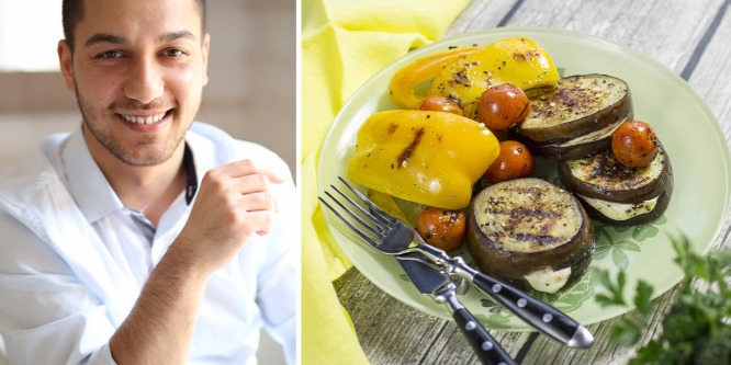 Roberto konyhája: Mozzarellával töltött padlizsántáska