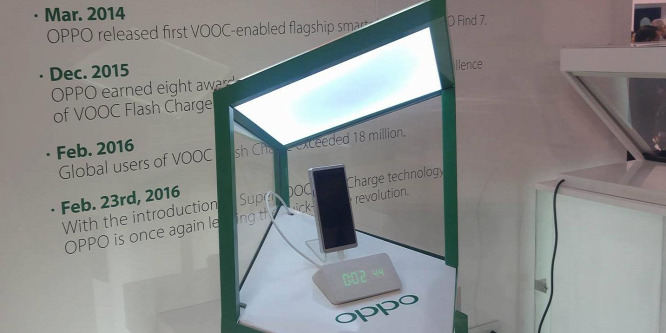 15 perc alatt feltölti a telefont az Oppo töltője