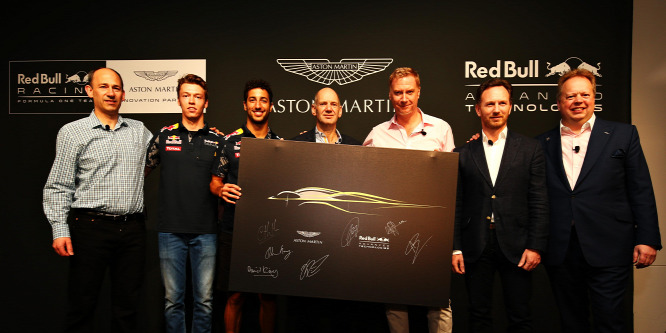 F1-verő sportkocsit épít a Red Bull-lal az Aston Martin