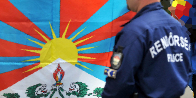 Bocsánatot kért a BRFK a tibeti tüntetők zaklatásáért