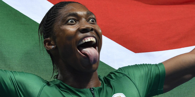 Caster Semenya futón feleségül vette barátnjét