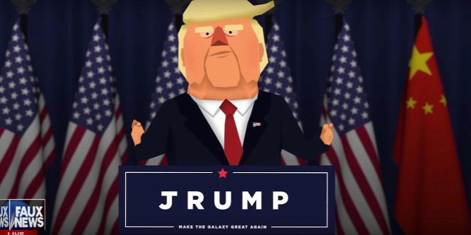 Űrmigránst csinálhat Donald Trumpból