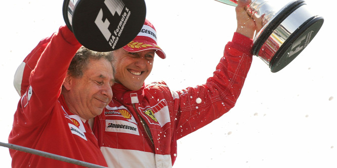Ecclestone: Schumacher irányította a Ferrarit, de Todt okosan rájött erre