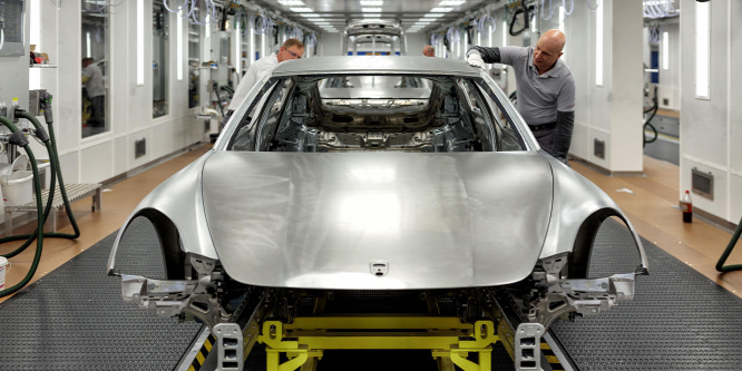 High-tech üzem feledteti az NDK-s időket - Porsche-gyár, Lipcse