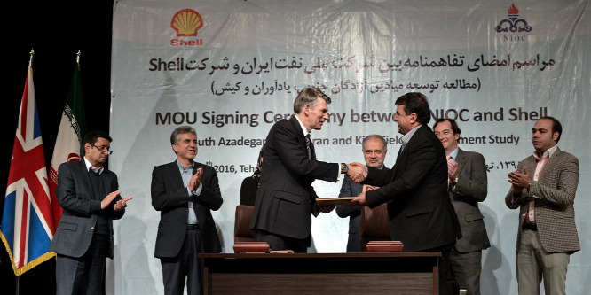 A Shell betette lábát Iránba