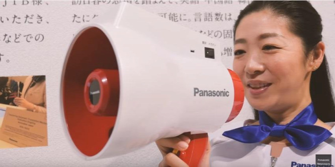 Három nyelvre fordít a Panasonic tolmácsmegafonja