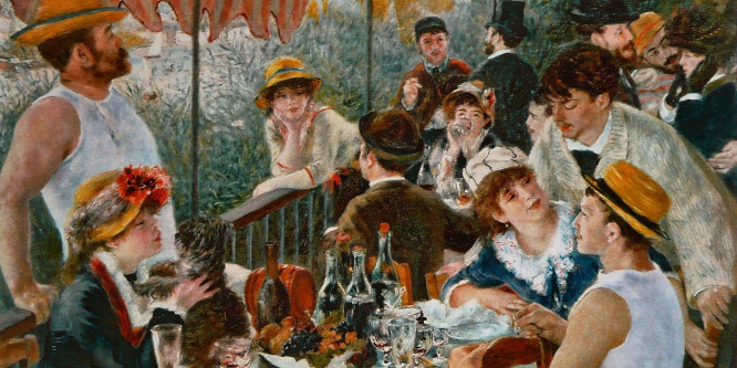 Pletykás festmények - Renoir: Az evezősök reggelije