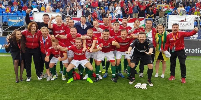 Románokat verve Eb-bronzérmesek a magyar focisták