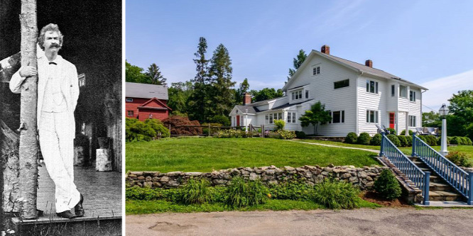 Eladó Mark Twain bájos connecticuti farmja