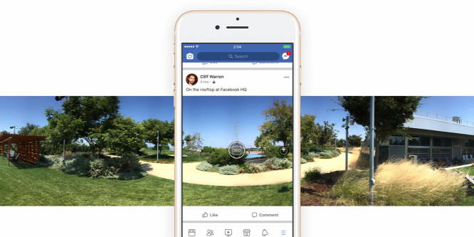 360 fokos képek készíthetőek a Facebook-appban