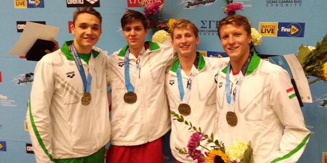 Aranyérmes magyar ifi úszóváltó és sporttörténelem Indianapolisban
