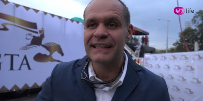 Sipos Imre színész-rendező nyerte meg a Nemzeti Vágta sztárfutamát