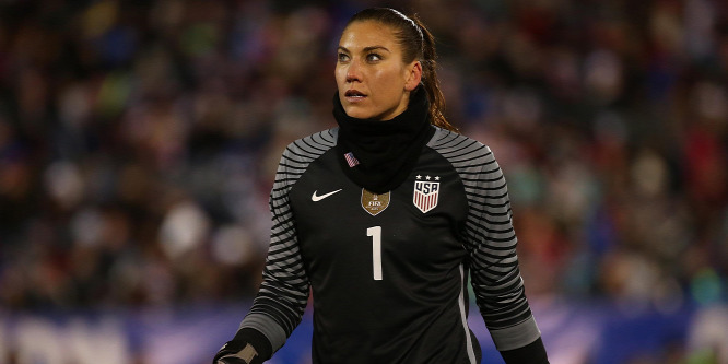 Hope Solo amerikai futballelnök lenne