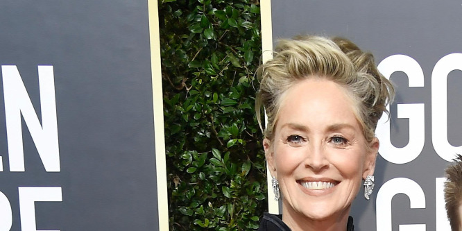 Kamasz fiával ment a Golden Globe-gálára Sharon Stone: fotó