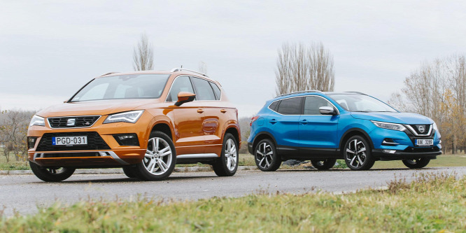 Mást is választhat, ha erős SUV-ot akar, de nem telik Porschére – Seat Ateca-Nissan Qashqai összehasonlító teszt