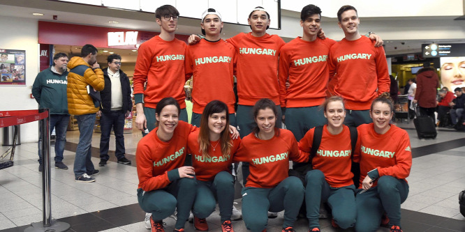 A magyar küldöttség egy része beköltözött az olimpiai faluba