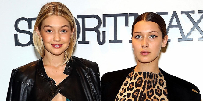 Ledobták ruháikat a Hadid testvérek: Bella és Gigi