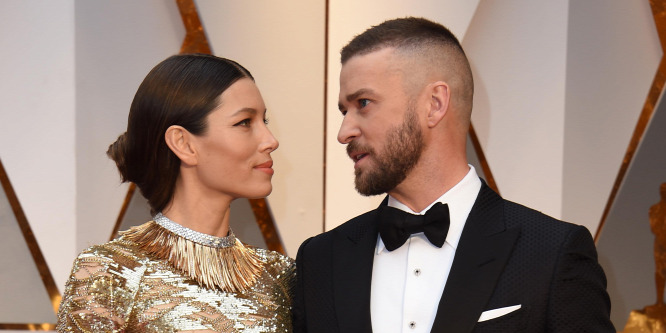 Különös módon köszöntötte fel Jessica Biel a férjét, Justin Timberlake-et