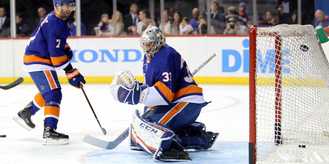 NHL: az Islanders kapusa 50 védéssel sokkolta a Flamest