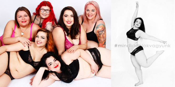 Erdős Juci plus size fotós legújabb kampánya: #mindideálokvagyunk