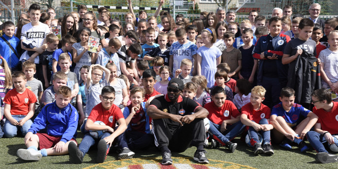 A MU BL-győztes focistája angliai futballszellemet tapasztalt a csepeli edzésen