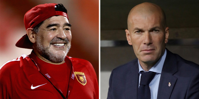 Íme, a foci legnagyobb élő legendái akkor és most: Maradona és Zidane is alaposan megváltoztak