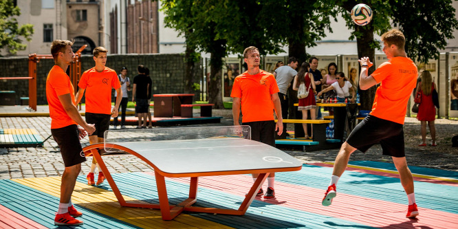 Feltöltő park nyílik a belváros szívében