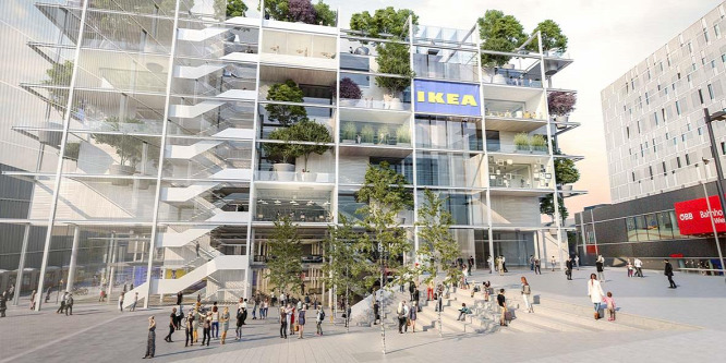 Autómentes lesz az új IKEA áruház