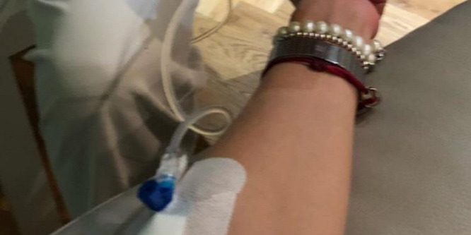 Infúziós kezelést kapott Hargitai Bea: fotó