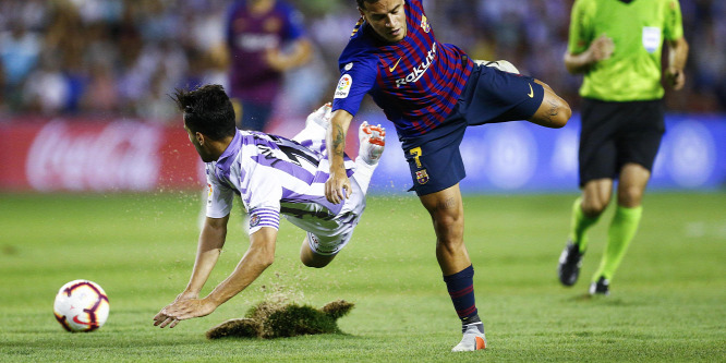 Sokkolta a Barcát a Valladolid pályájának borzalmas állapota