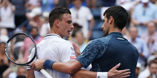 Egy meccsre a Novak Djokovic elleni meccstől Fucsovics Márton