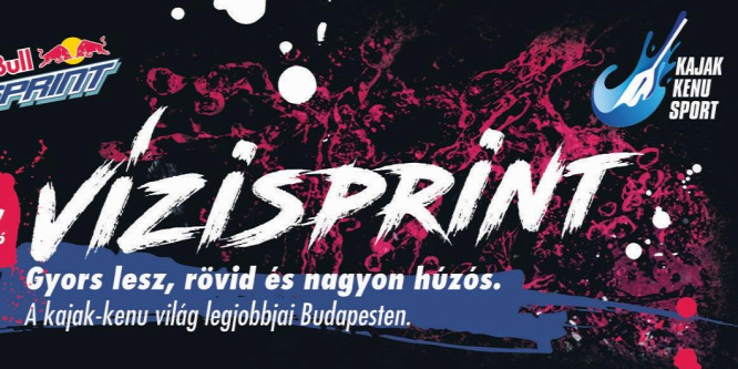 Budapesten a kajak-kenu vb hősei, vízisprint a Városligetben