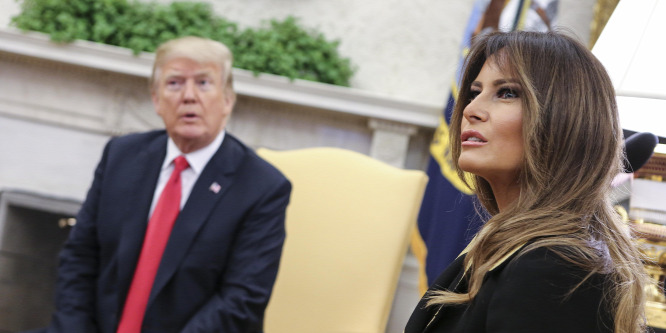 A twitterezők szerint nem Melania Trump jelent meg Donald Trump oldalán