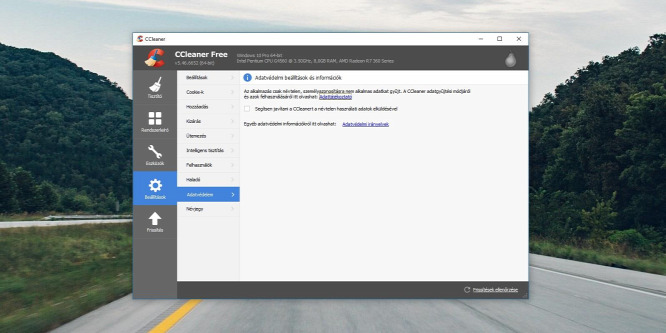 Újból tiszteli a magánszférát a CCleaner