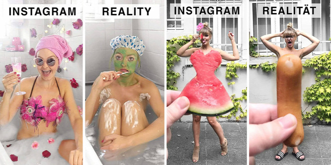 Az Insta-sztárokat figurázza ki ez a nő: vicces fotók