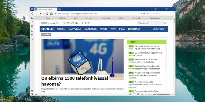 Megjelent a Vivaldi 2.0 böngésző