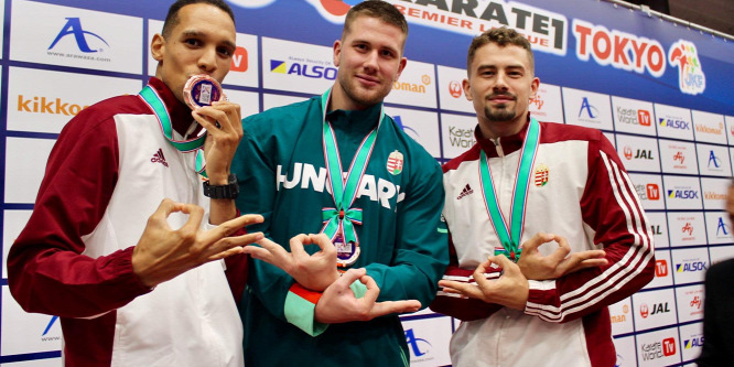 Három magyar karatés bronz olimpiai kvalifikációs versenyen