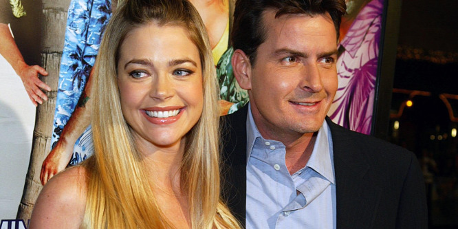 Charlie Sheen egy prostituálttal jelent meg a családi vacsorán