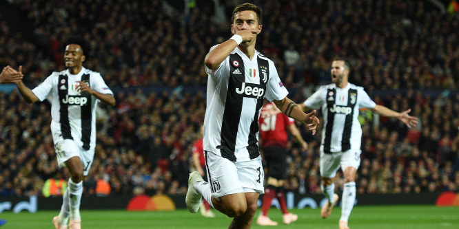 Dybala döntött az Old Traffordon, a Juve továbbra is hibátlan a BL-ben